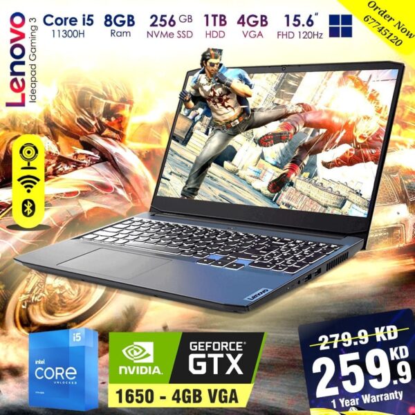 Lenovo IdeaPad 3 Core i5 with [ BEST PRICE IN KUWAIT ]