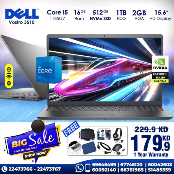 dell core i5 16 gb ram 512 ssd [ dell offer in kuwait ] Dell Laptops Price in Kuwait