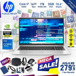 HP ProBook core i7 16 gb Ram [ Online laptop in kuwait ]