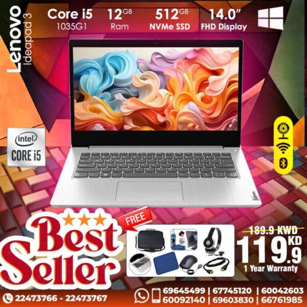 Lenovo IdeaPad 3 Core i5 [ Best Price in Kuwait ]