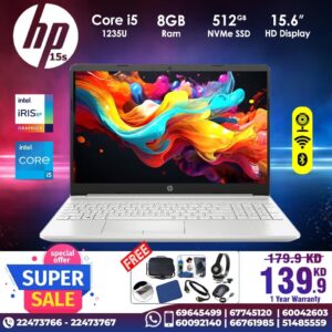 HP 15s Core i5-1235U 8GB [ Hp laptops price in kuwait ]