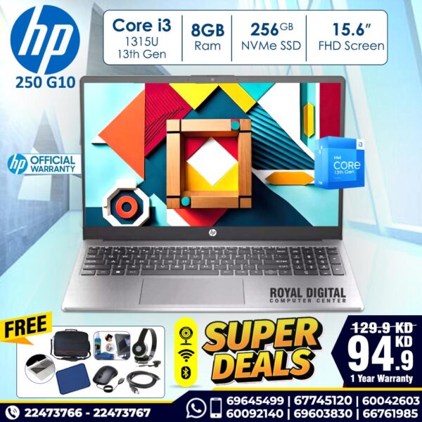 HP 250 G10 Core i3-1315U