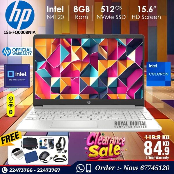 HP 250 G10 Laptop 8 GB RAM 512 GB NVMe SSD [ Best Price In Kuwait ]