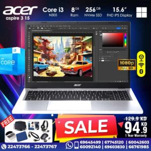 ACER Aspire 315 Core i3 8 GB RAM [ Best Price IN Kuwait ]