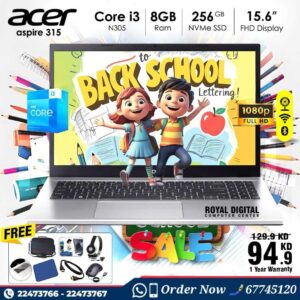 ACER Aspire 315 Core i3 8 GB RAM [ Best Price IN Kuwait ]