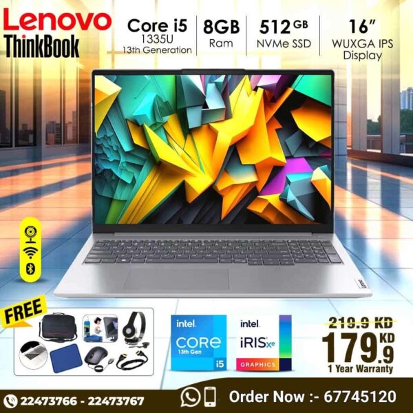 Lenovo ThinkBook Laptop Core i5 8 GB RAM [ Best Price in Kuwait ]