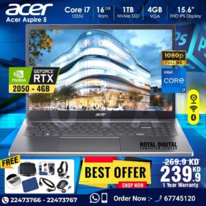 ACER Aspire 5 Core i7 16 GB RAM 4 GB VGA [ 4 GB VGA ]